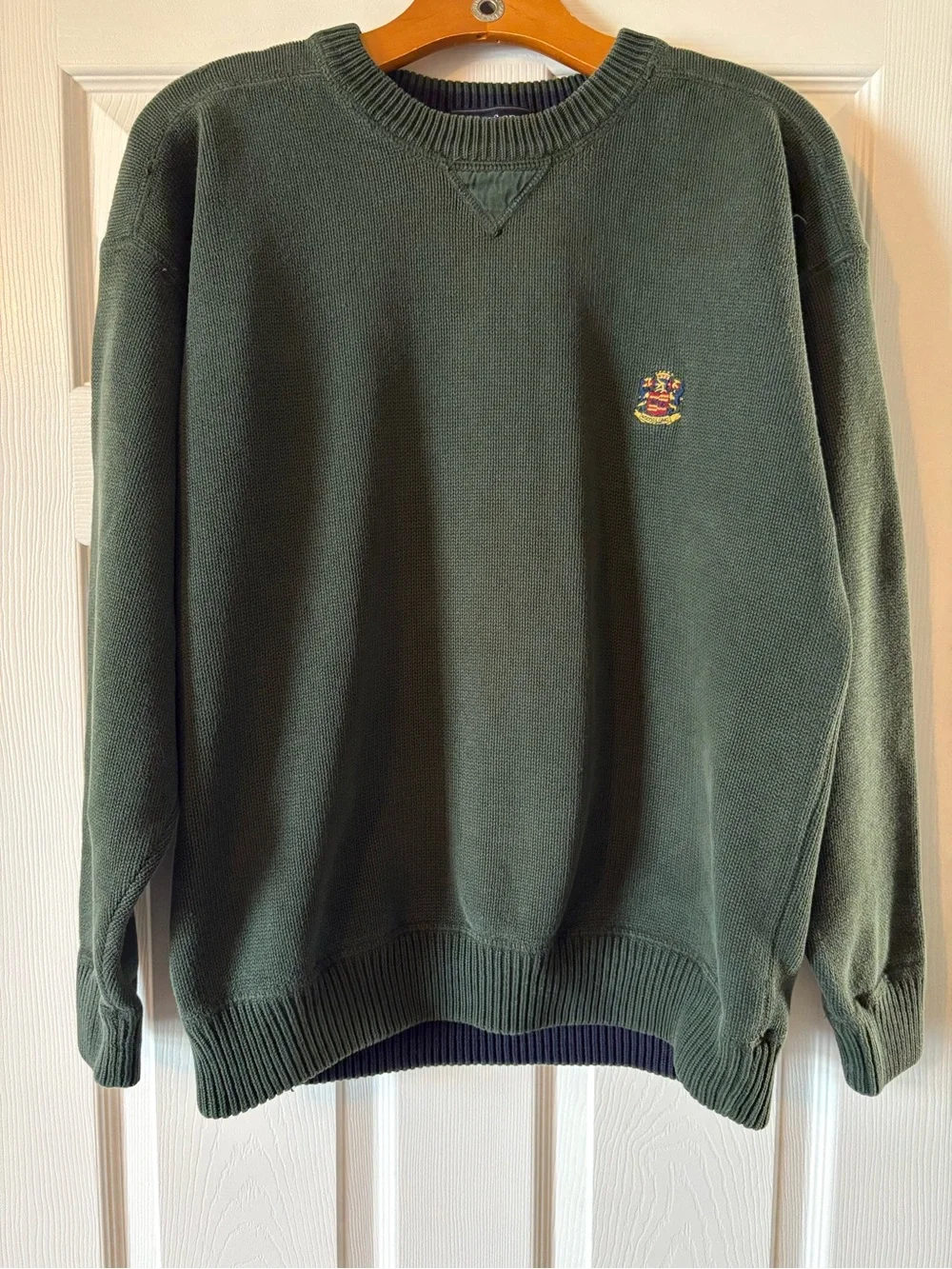 Vintage Knit Crewneck Sweater Woods & Gray